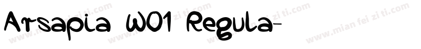 Arsapia W01 Regula字体转换